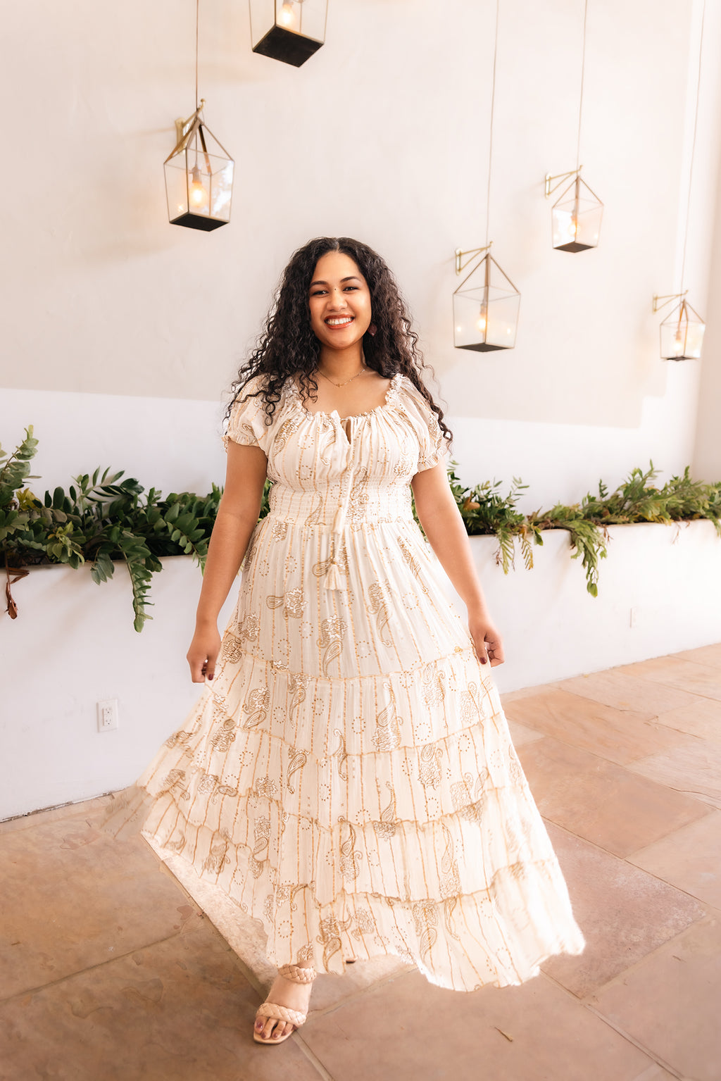 Emily Glitter Boho Dress