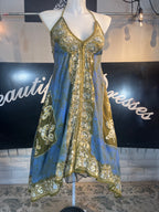 Sage Mable Batik Dress C6