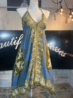 Sage Mable Batik Dress C6
