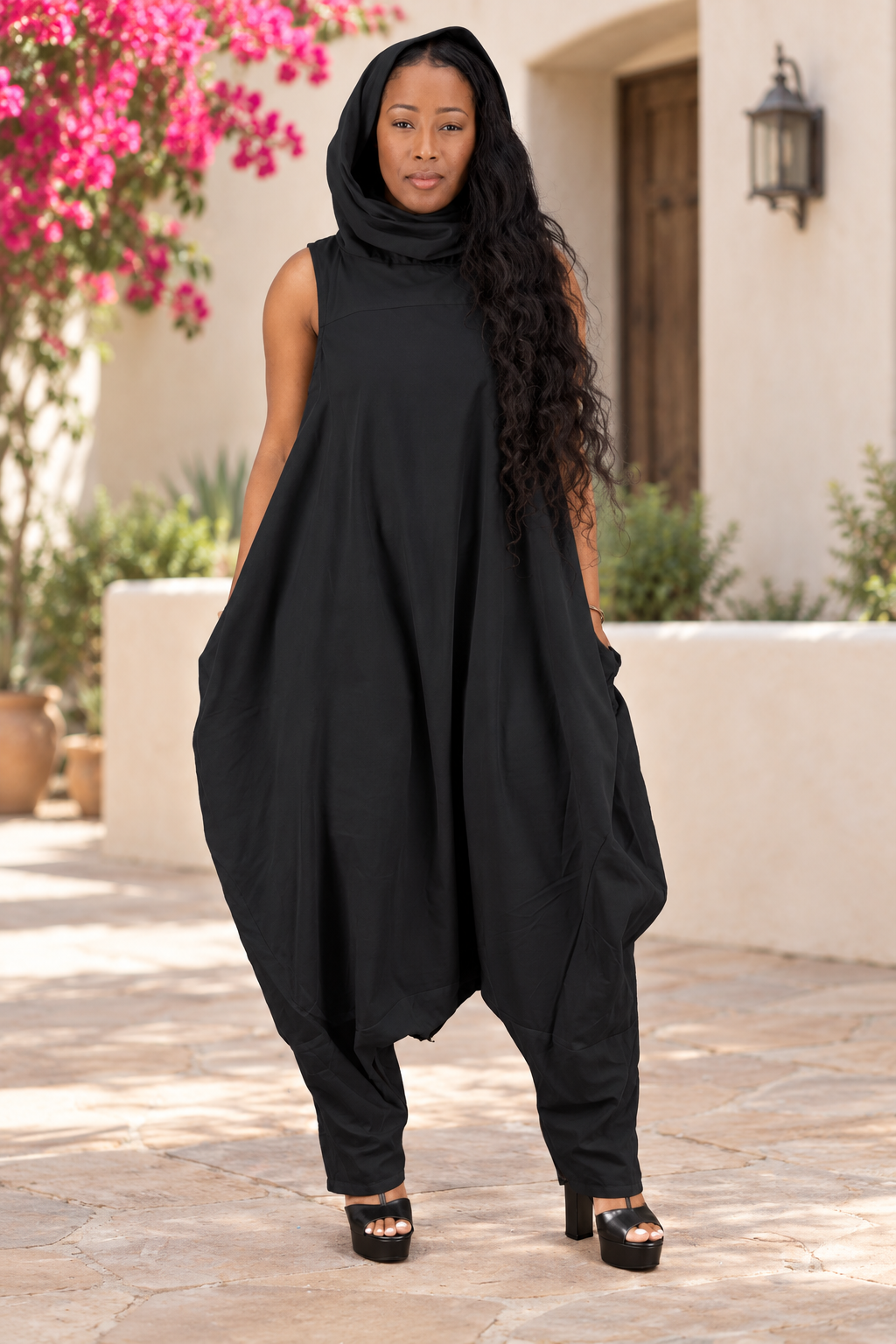 Free Spirit Convertible Hooded Jumpsuit & Dress