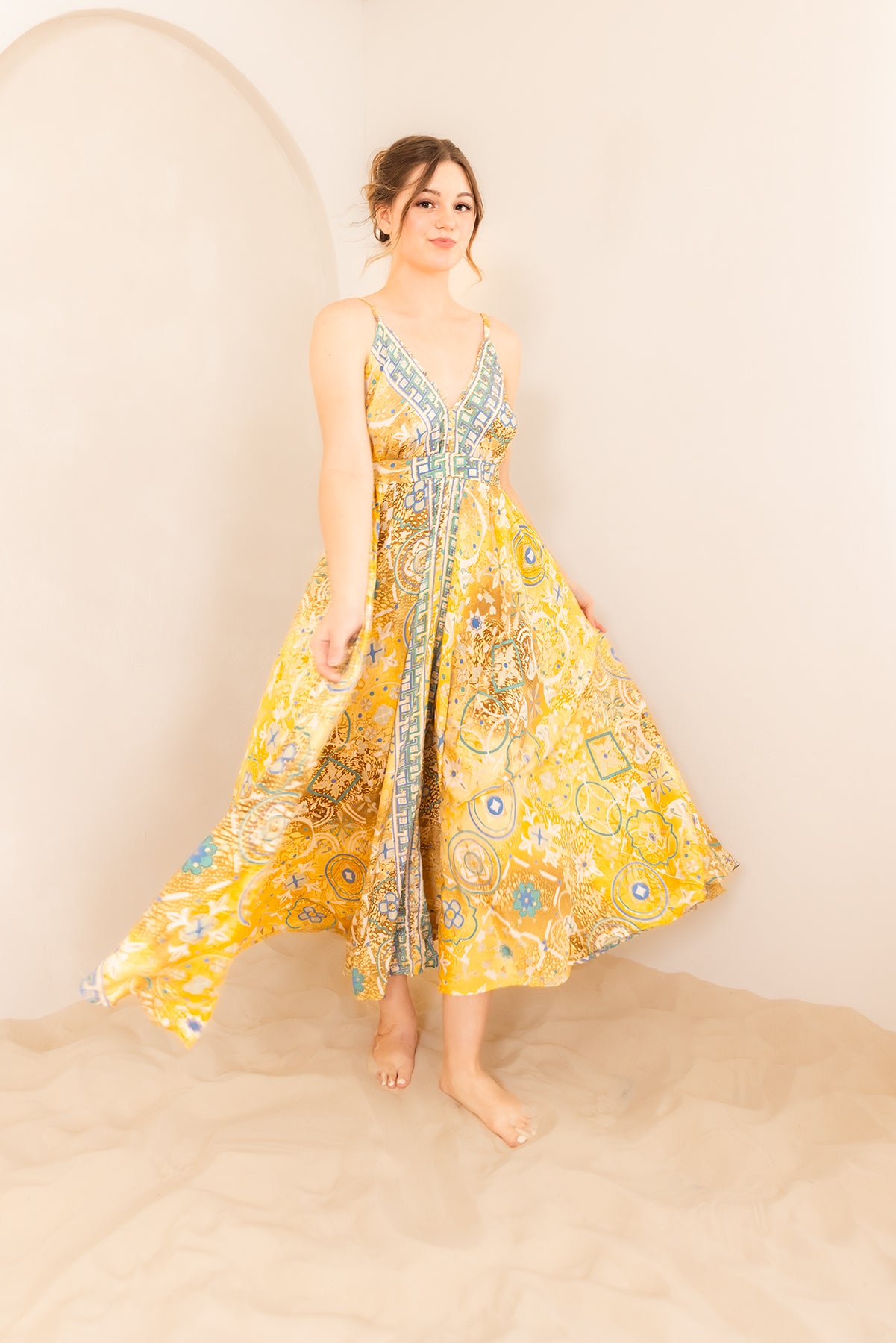 The Vacation Sunset Oasis Dress